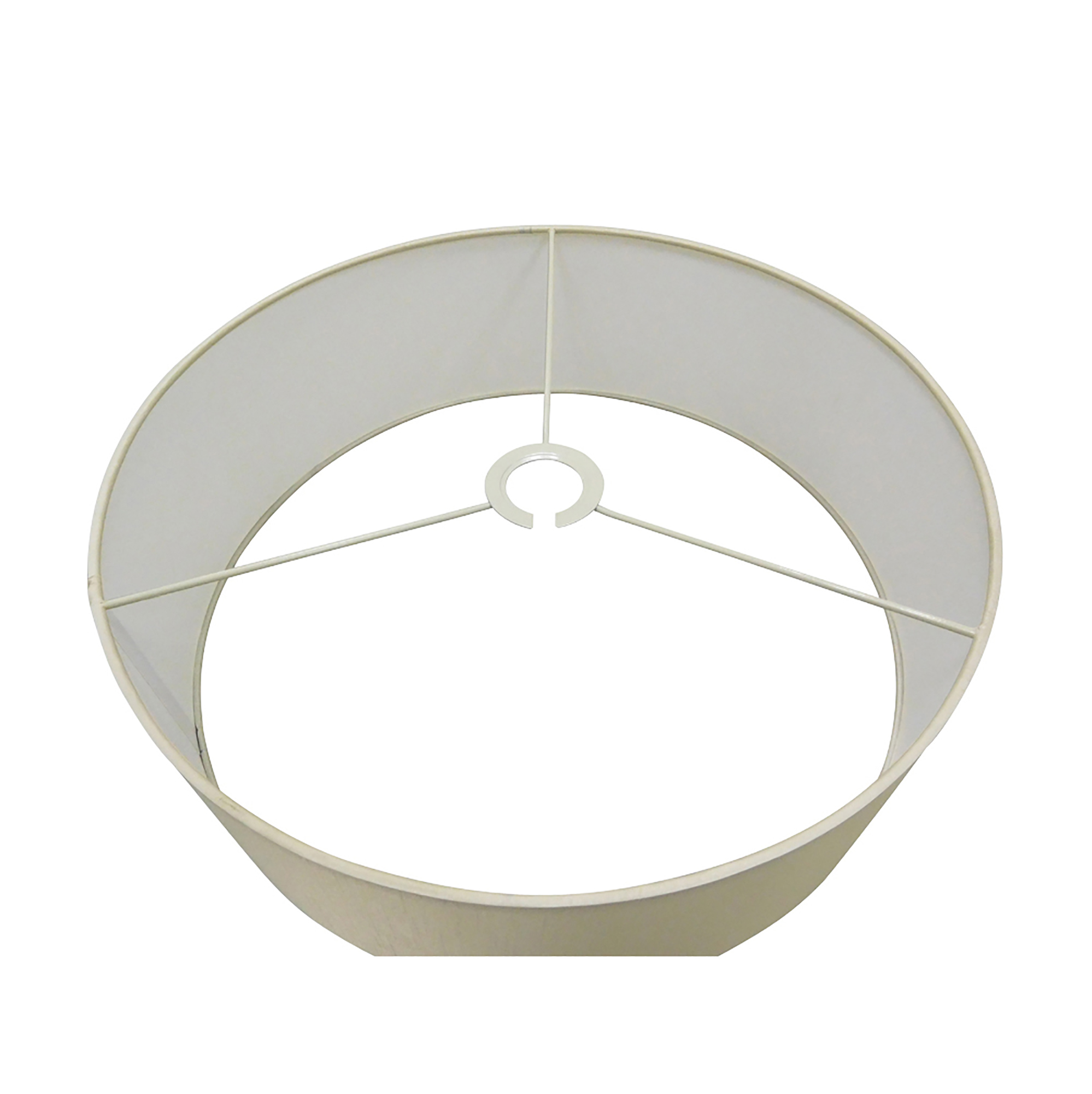 Baymont 45cm Semi Flush 5 Light Satin Nickel, Ivory Pearl/White DK0752  Deco Baymont